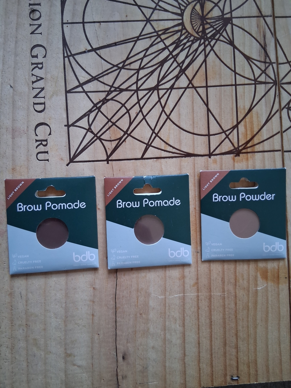 Brow Pomade & Powder - Light Brown Add To Your Bundle For $5